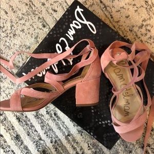 Sam Edelman Sheri Wrap Ankle Block Heel Sandal